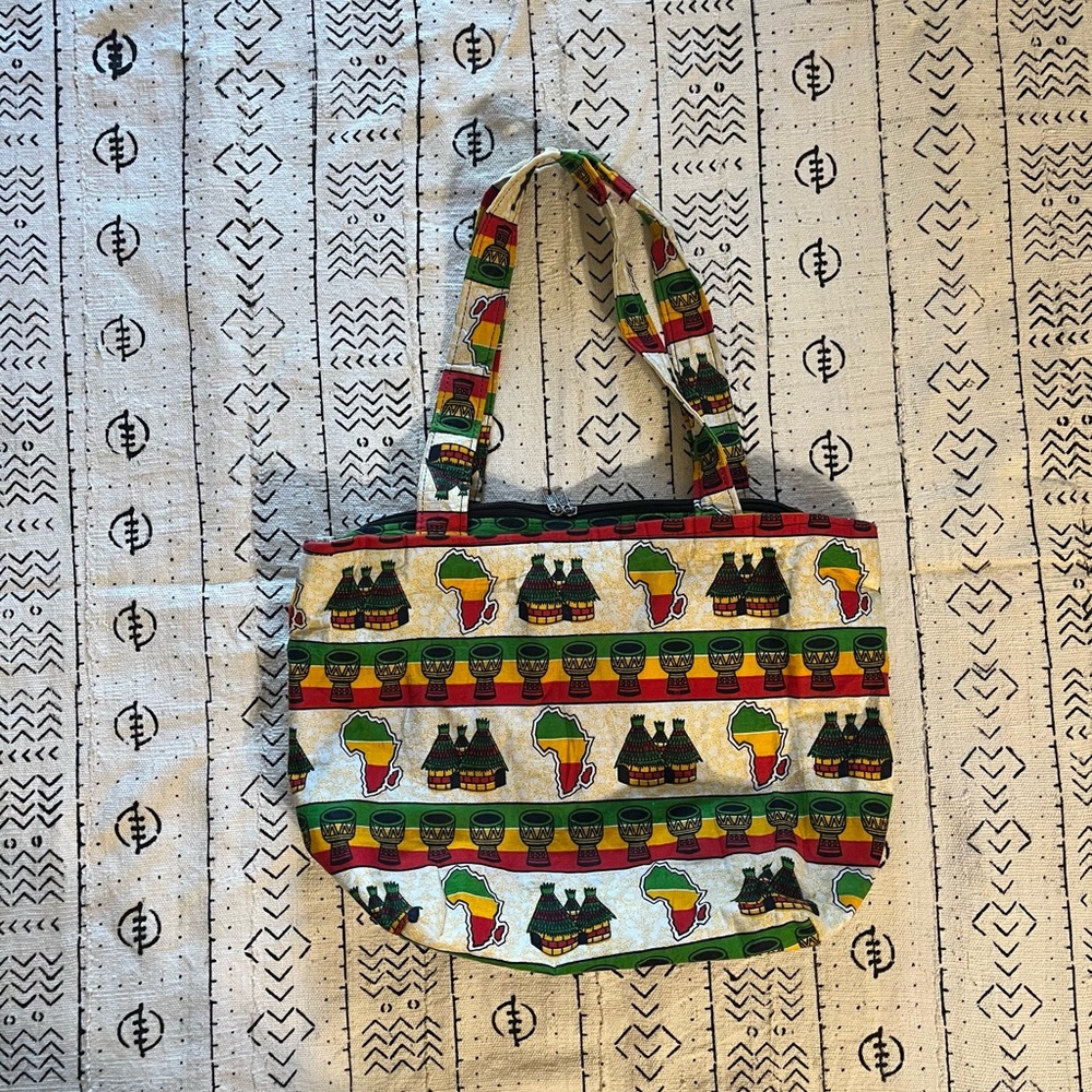 Handmade African Print Shoulder Bag